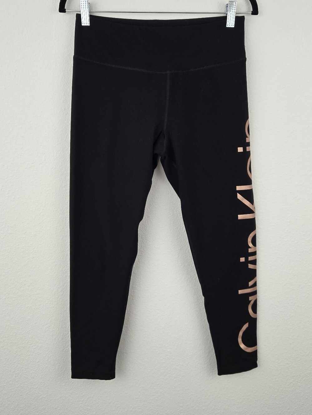 Black Calvin Klein Performance Capri Leggings